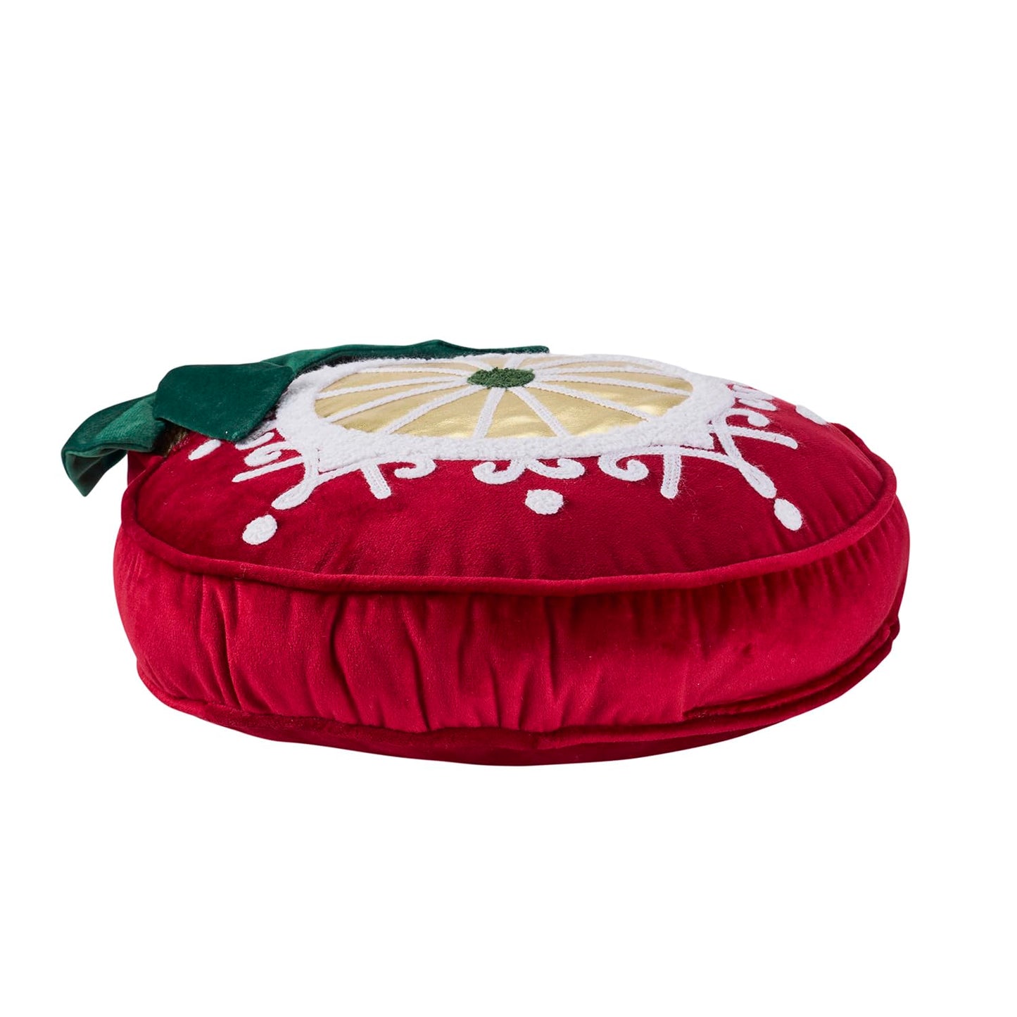 Hallmark - Decorative Throw Pillow for Couch or Bed, Holiday Home Décor, 12" x 13", (Ornament, Red)