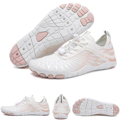 ELETON Barefoot Shoes Women Men Footwear, Wide Toe Box Hiking Zero Drop Non-Slip Quick-Dry River Boat Pool Beach Water Shoes, Lightweight Swimming Running Walking Sneakers Unisex White