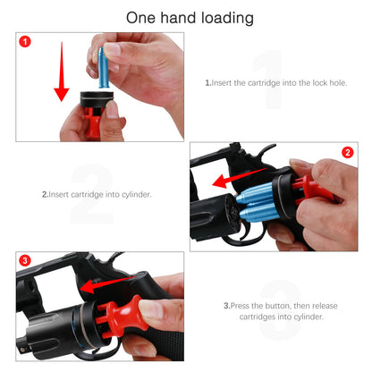 Ludex 5 Shot Revolver Speed Loader for .38 Special/.357 Magnum(1 Pack).Fits S&W 36,37,38,40,42,49,60,340,360/Charter Arms/Taurus 85, 605, 651, 851/Rossi 68/Ruger SP101