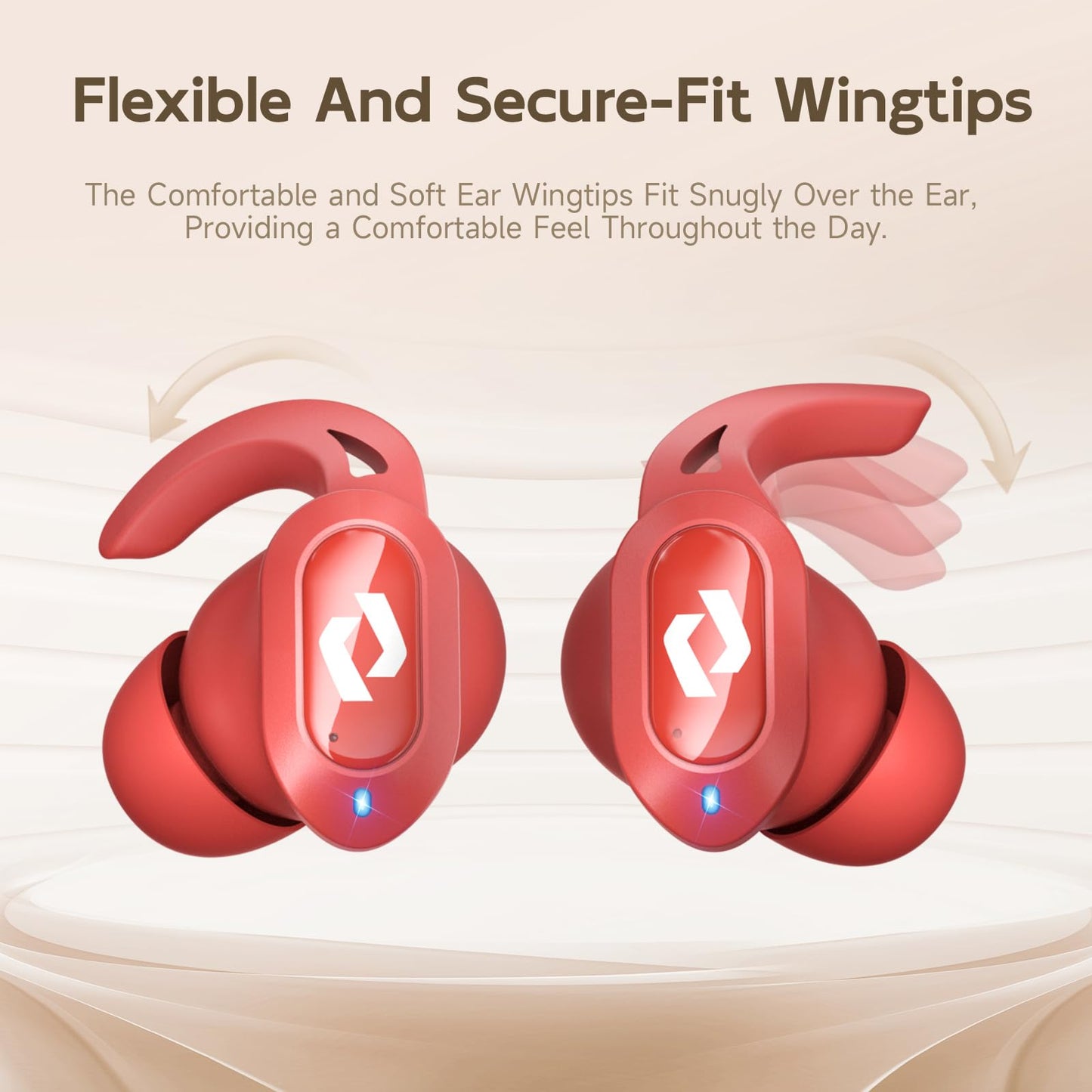 Wireless Ear buds Bluetooth Earbuds Wireless Charging Case Waterproof Headphones Built in Microphone Stereo Bass 64H Playback LED Power Display for iPhone Android Phones Computer Sports Gaming Workout
