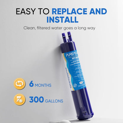 PUREPLUS Compatible with 4396841, 4396710, Everydrop® Filter 3, EDR3RXD1, 46-9083, 46-9030, 9030, 9083, Refrigerator Water Filter, 2Pack