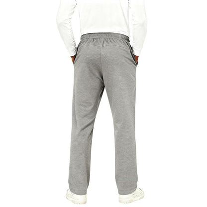 Men's Baggy Sweatpants Fleece Straight Leg Casual Sweat Pants Drawstring Athletic Workout Gym Jogger with Pockets