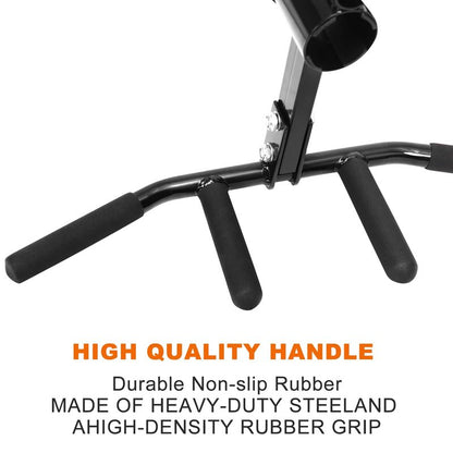 powerfeng T Bar Row Attachment Multi-Grip: T Bar Row Multi-Grip Handle Bar Attachment for 2Inch Olympic Barbell Bar & 1Inch Standard Bar Strength Workout Training
