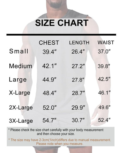 iudam Mens Workout Sleeveless Shirts Cotton Casual Tank Tops Muscle Gym Cut Off T-Shirts (Dark Grey,XL)
