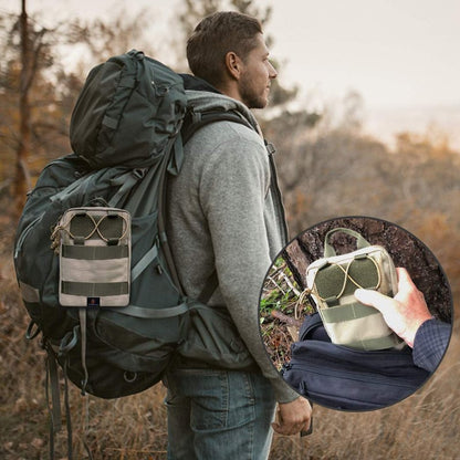 ROARING FIRE Ember Pro MOLLE EDC Utility Organizer Pouch is Small and Compact to Carry Knives, Flashlights, Pens, a Small notebook, EDC Gear, USB Cables, Earphones, Power Bank and etc