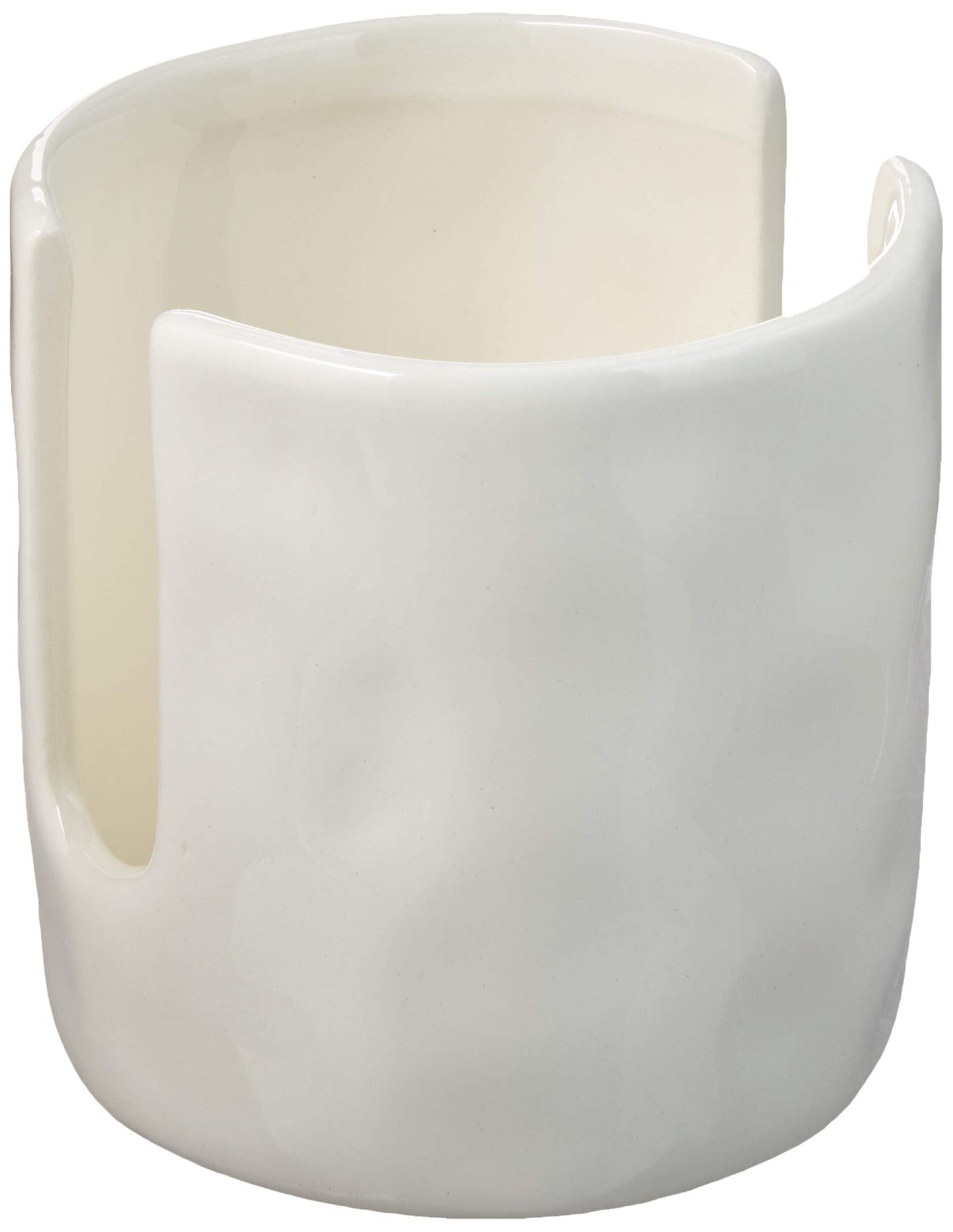 Mud Pie Kitchen Dish Sponge Holder Caddy, Off White