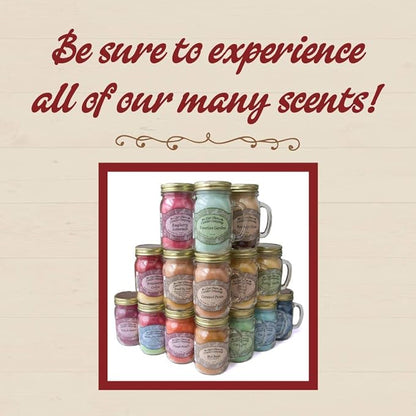 Balsam Pine Scented Mini Mason Jar Candle by Our Own Candle Company, 3.5 Ounce (4 Pack)