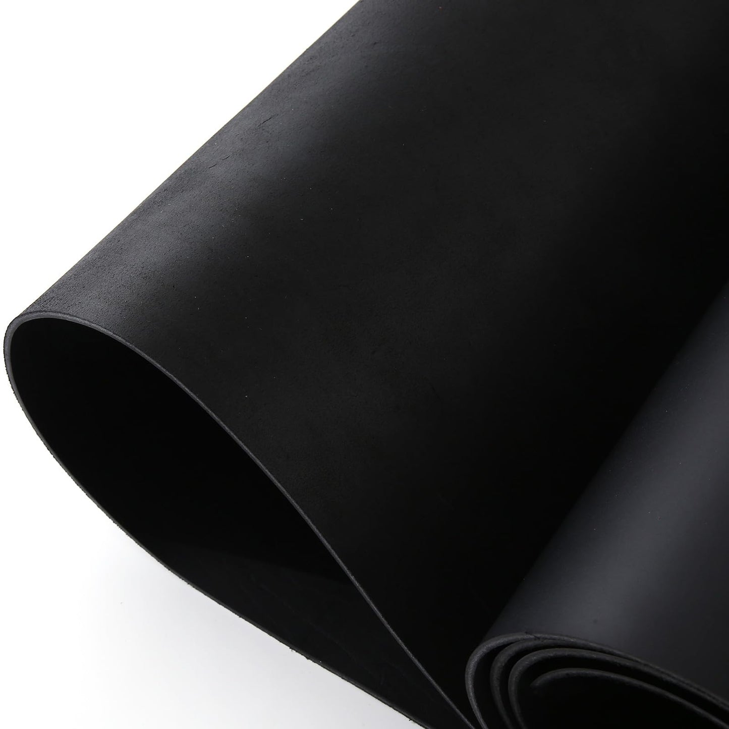 Large Size 16"x70" Leather, Cowhide Veg Tan Leather for Leather Belt Bag Strap Craft Shoe Making Wallet, 2.5mm Thick Full Penetration Dyeing Black
