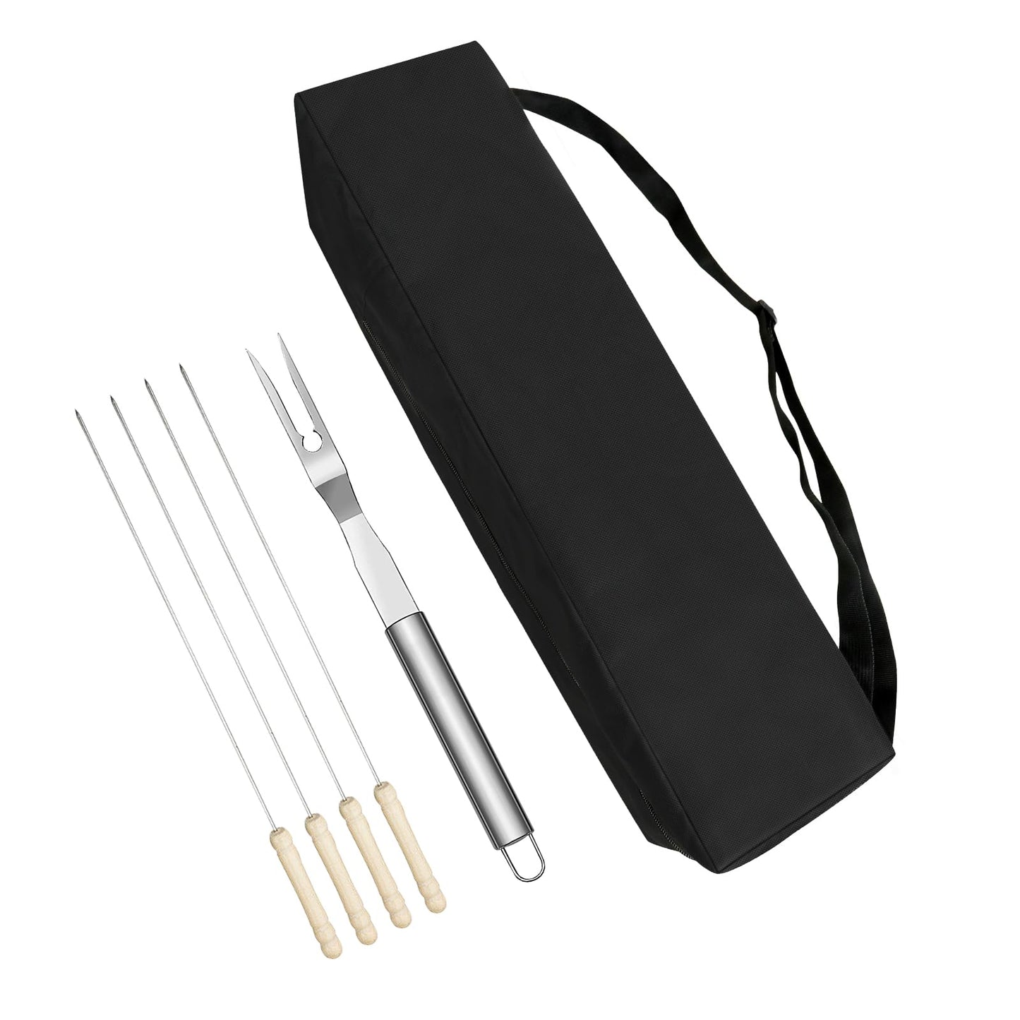 Delixike Grilling Bags, Storage and Transport Backpack, Oxford Cloth for Grill Utensils, Foldable for Camping and Hiking BBQ
