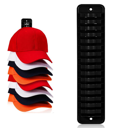 MAGTSMEI Hat Organizer for Baseball Caps, 1 Pack Hat Rack Adhesive Hat Hooks for Wall Hold Up to 16 hats, Hat Storage Display Hat Hanger Holder for Door Closet, Patent Pending