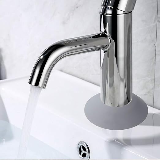 Small Sink Faucet Splash Handle Drip Guard Mat Silicone Pad Protectors Behind