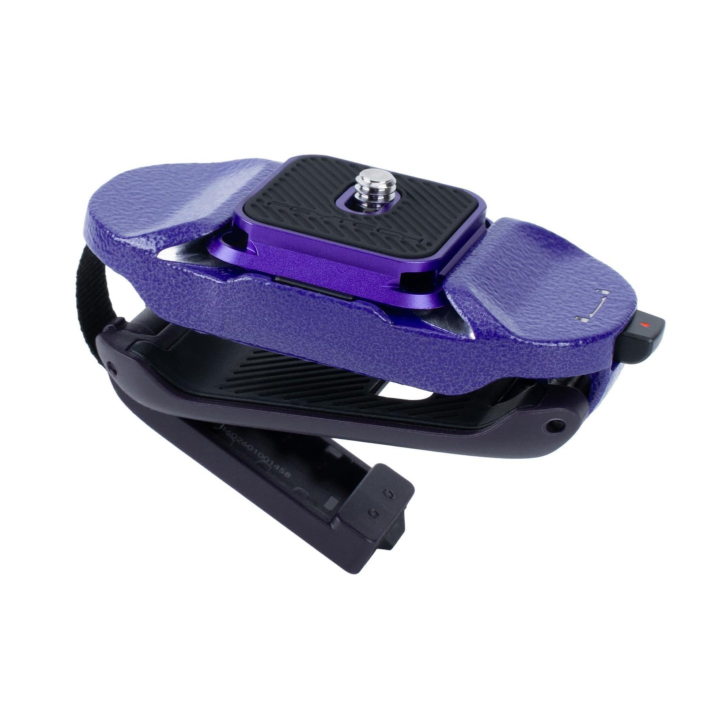 PGYTECH Beetle Camera Clip V2 with Plate, Quick Release Camera Backpack Clip, Arca-Swiss Compatible, SnapLock System for Sony/Nikon/Fuji/DSLR Cameras, Instant Mounting & Hands-Free, Aurora Purple