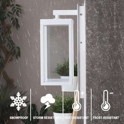Dusk to Dawn Outdoor Wall Lantern LED Mount Porch Lights Exterior Wall Sconce Light Fixtures with Clear Glass Shade, Waterproof Lamps for Front Door, Garage, Modern Porch