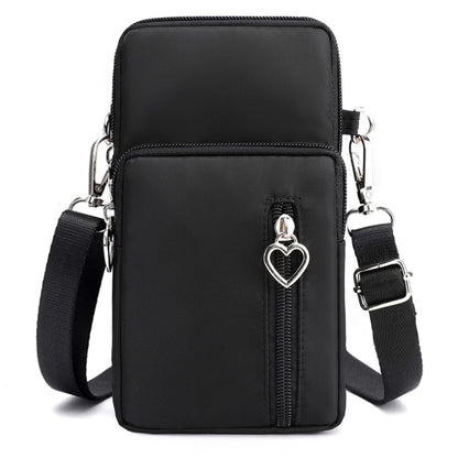 JANKS Small Crossbody Bags for Women Mini Cell Phone Purses with Crossbody Strap Phone Wallet Purses Shoulder Bag Nylon Arm Bag