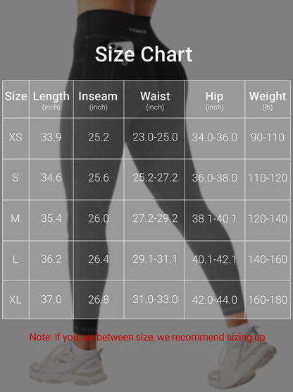 YEOREO CoreFlex Women Workout Leggings with Pockets Scrunch Butt Lifting Gym Cargo Denim-Look Yoga Pants Black L