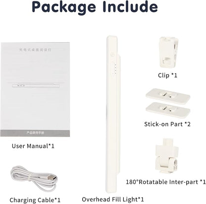 Rechargeable Video Conference Light with 3 Models and 5 Brightness Levels,Built-in 3600mAh Battery for Tiktok,Facebook,Meeting,Bookshelf Ceiling, Streaming, Piano, Emergency Tube Light