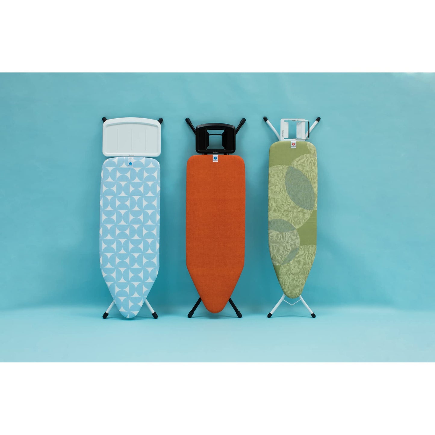 Brabantia Ironing Board Cover, Cotton, Fresh Breeze, Size C (124 x 45cm)