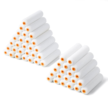 VOOMEY High Density Foam Paint Roller,Paint Roller Covers 6 inch,Small Paint Roller, Sponge Rollers for Painting House,Walls,Ceilings, Doors,Furniture(10 pack)