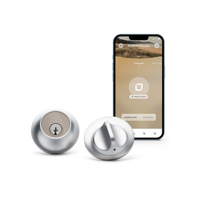 Level Bolt Smart Deadbolt - Make Your Lock Smart & Keep Your Existing Hardware and Keys - Keyless Entry via Level App (iOS & Android) - Works with Apple Home