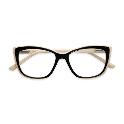 Foster Grant Sofia Vergara x Gloria Blue Light Multi Focus Reading Glasses Square, Women