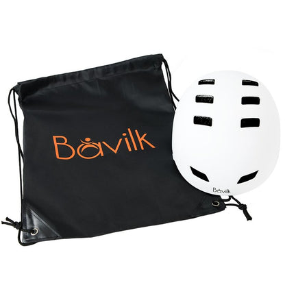 Bike Helmet 3 Sizes for Teenager Kids Youth Adults,Bavilk Skateboard Helmet Adjustable Multi-Sport Bicycle Cycling Scooter Roller Skate Inline Skating Rollerblading for Girls Boys Women Men Teen