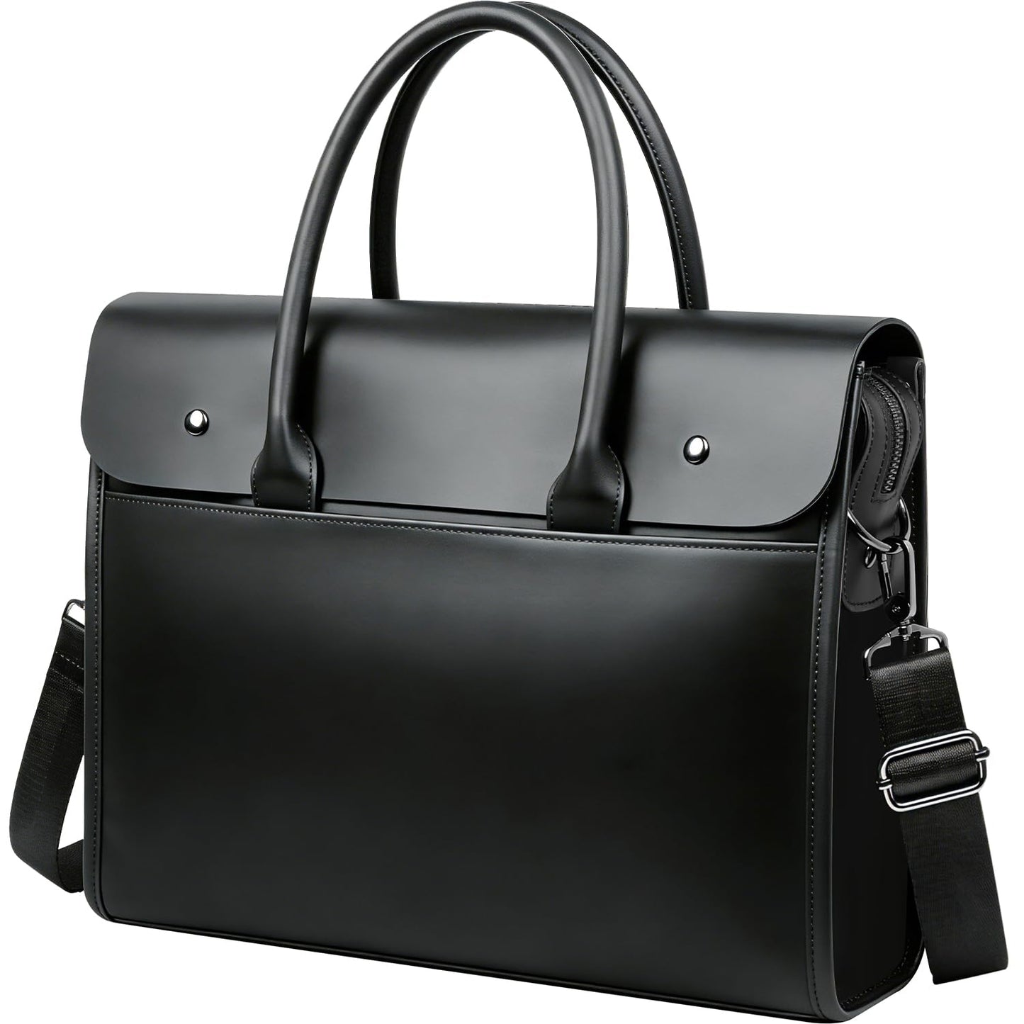 MONAHITO Laptop Briefcases Bag for Men - Vegan Leather Messenger Satchel Office Bags for Men with Shoulder Strap