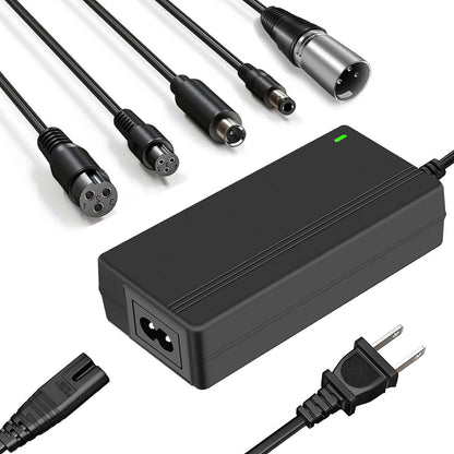 42V 2A Replacement Charger for 36V Electric Scooter Ebike Lithium Battery, 5 in 1 Scooter Charger for Gotrax, Jetson, Swagtron, Brid, Segway, Razor, Sisigad, Xiaomi,Ninebot