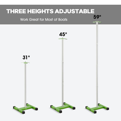 BAYSTMAM Boat Cover Support Poles System, 31"/45"/59" Adjustable