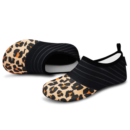 VIFUUR Water Sports Unisex Shoes Splice Orange Leopard - 7.5-8.5 W US / 6-7 M US (38-39)