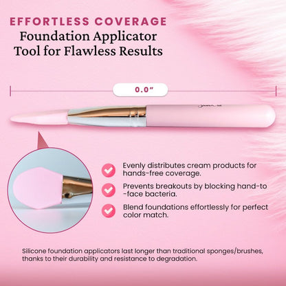StansOut Memory Foam Makeup Sponge – No-Water-Needed Blender for Liquid, Cream & Powder Foundation – Airbrush Finish, Flawless Application