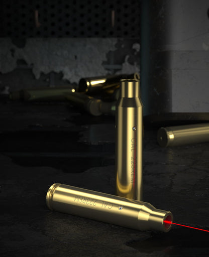 Feyachi Red Bore Sighting Laser 223 5.56mm Switch Design Laser Boresighter with 3 Sets of Batteries