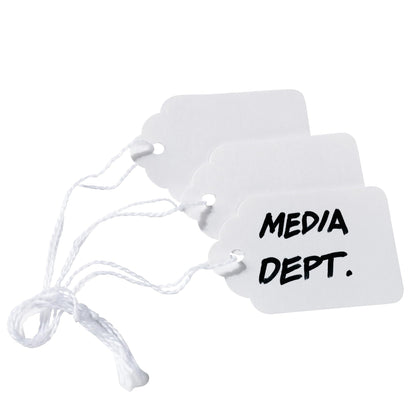 Avery Strung Marking Tags with String Attached, Gift Tags with String Attached, 1.75 x 1.09 in, Pack of 100 (6732)