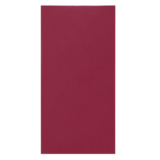 MECCANIXITY Thick Full Grain Leather Sheet, 23.6 x 11.8 Inch Natural Cow Leather 1.5-1.8 mm Fabric Pieces for DIY Craft Furniture Office Belts Notebook Covers,Fashion Red