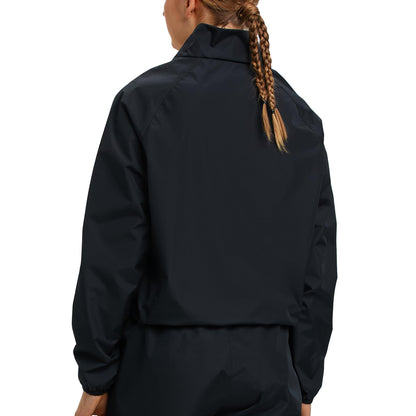 HOTSUIT Sauna Suit for Women Boxing Sauna Jacket Women Anti Rip Workout Sweat Suit for Gym, Black, L