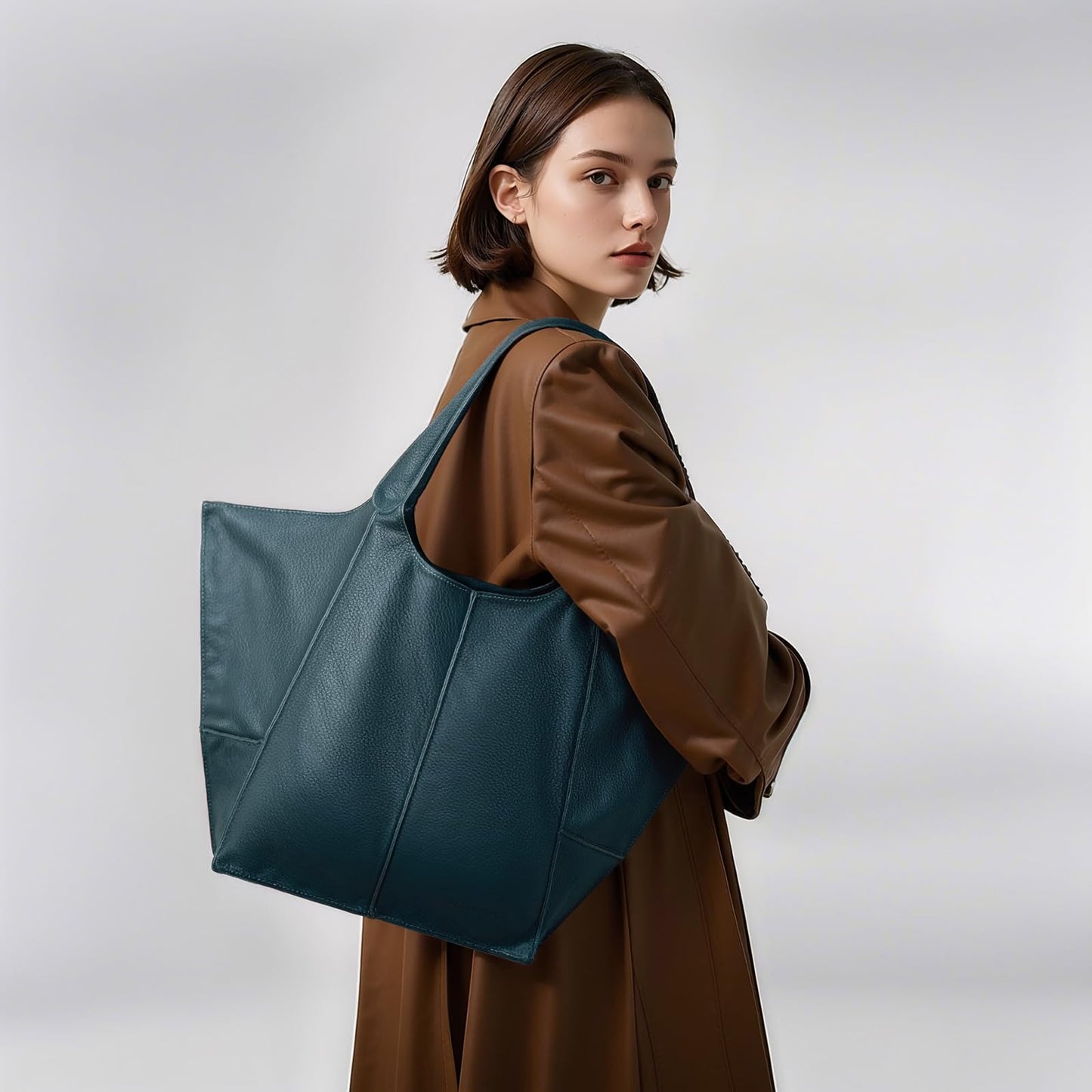 Montana West Tote Bag for Women Large Hobo Purses and Handbags Designer Gift Teal Blue MWC-567LKB