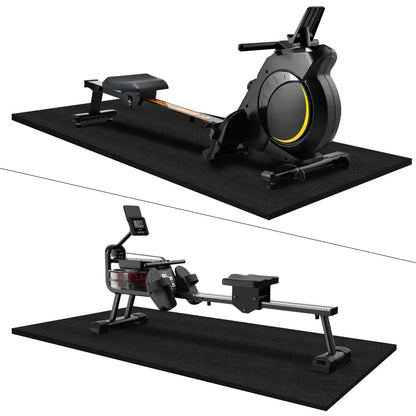 Treadmill Rowing Machine Mat for Carpet Floors 84x36,Adapted to Yosuda Rowing Machine,1/4 Thick Mat for Hardwood Floors, for Under Treadmill on Carpet,Exercise Equipment Mat,Noise Shock Absorption