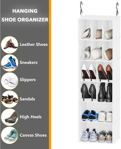 SpaceAid 2 Pack Hanging Closet Organizer and Storage