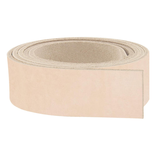 ELW Leather Strap, 11-12 Oz, 1.5 inch Wide x 50", Cowhide Veg Tan Leather Belt Blank, Leather Strips, Tooling Leather, Tan Straps for Crafts, Belt Making & Crafting Blank Hide