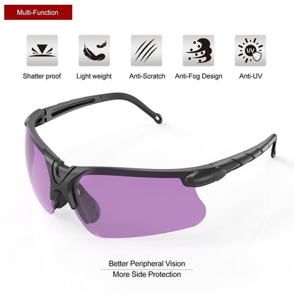 xaegistac Shooting Glasses with Case Anti Fog Hunting Safety Glasses for Adults