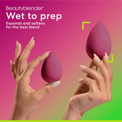 Beautyblender® | Blending Queen Blend and Cleanse Set, Sapphire sponge and Speckled Violet Cleanser