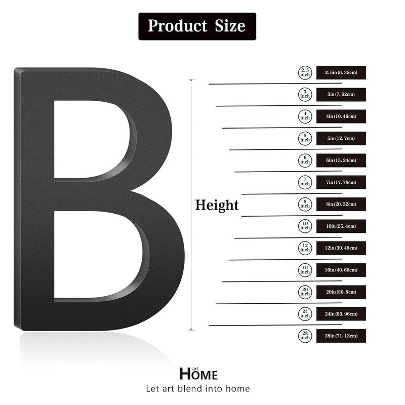 4 Inch Floating House Numbers and Metal Letters for Outdoor Signs, House Numbers for Outside, Aluminum Address Letters and Numbers for Door, Mailbox, Garden, Perfect for Home or Office (Number 1)