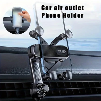 Magnetic Car Phone Holder,Minimal Dashboard Mount,[Strong Magnet][360° Rotation],Universal Smartphone Dash Stand Fit for iPhone 16 15 Pro Max Plus Mini,Samsung S24 S23 S22 Ultra Phone,Black