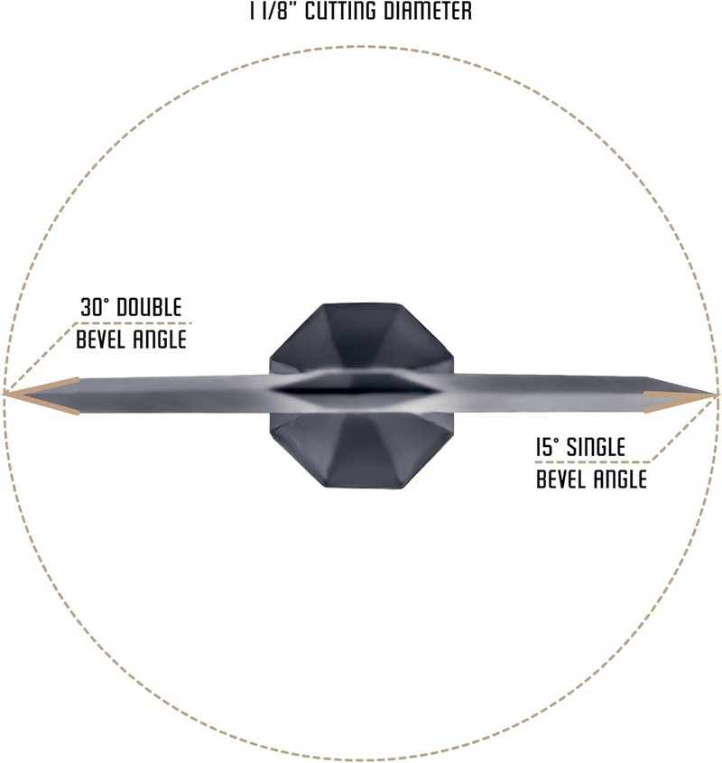 OZCUT Elite Series 2 Blade Broadhead - Precision Hunting Arrows | 3 Pack
