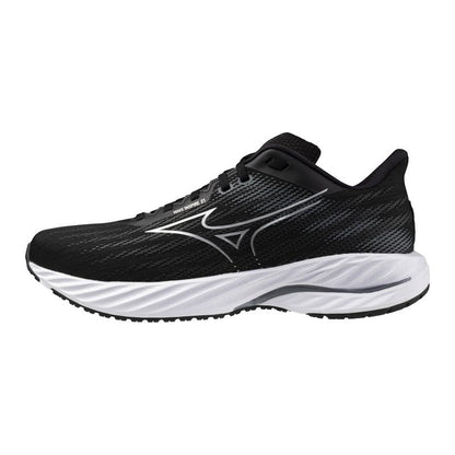 Mizuno Men's Wave Inspire 21 2E Running Shoe | Support Road-Trail Runner | Black-Silver | US Mens 11.5