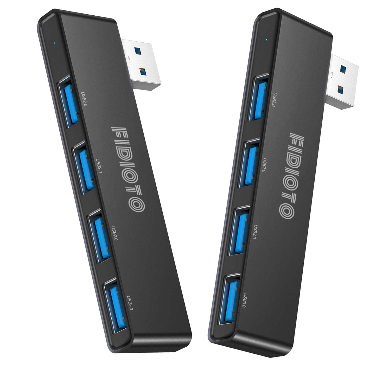 Fidioto USB Hub, 4-Port USB Splitter(1 * 3.0 Hub, 3 * 2.0 Hub) USB Splitter USB Expander for Laptop,Windows PC,Mac,Printer,Flash Drive,Mobile HDD, Notebook PC