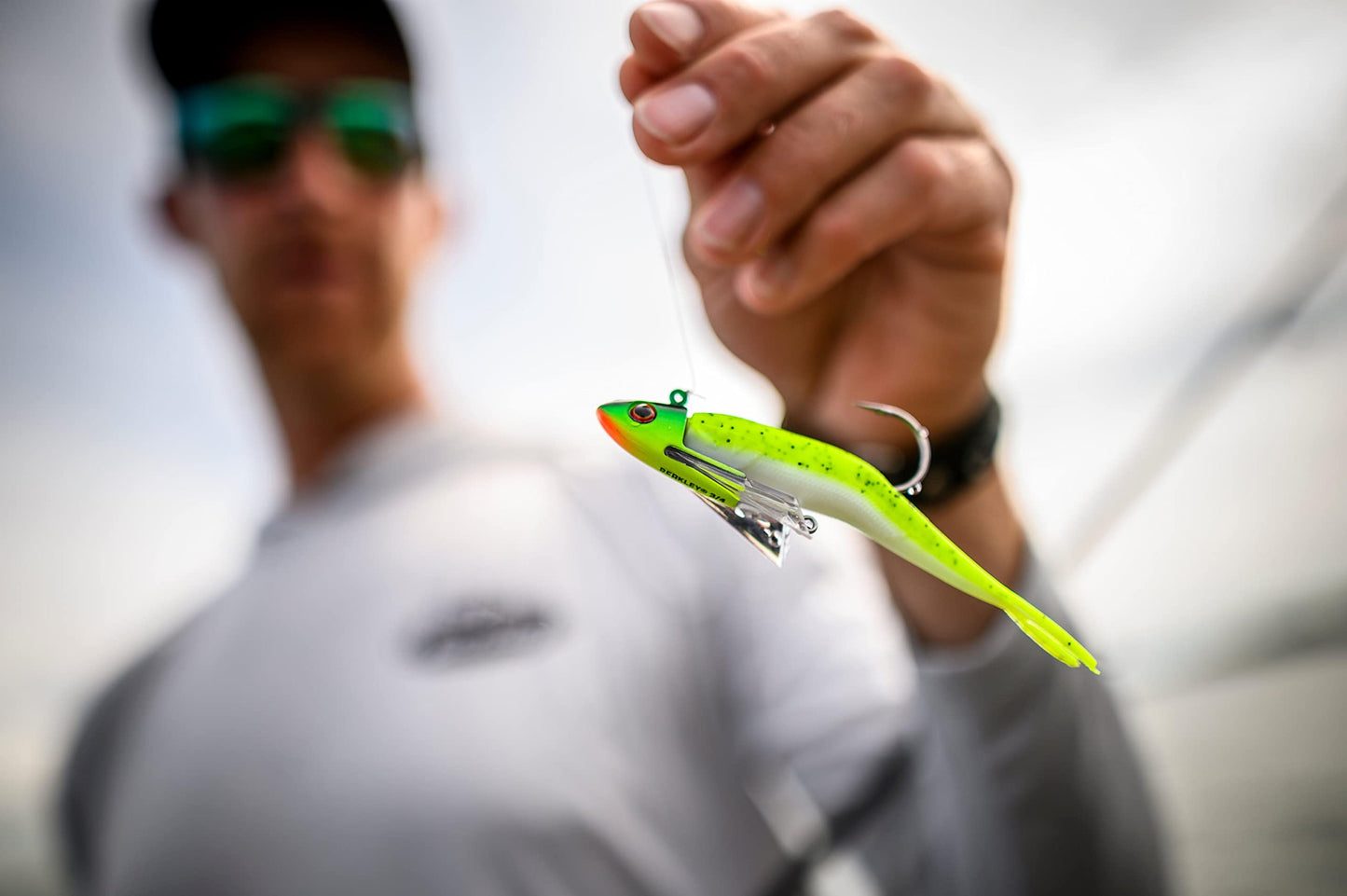 Berkley Gulp! Minnow Fishing Soft Bait, Green Shiner