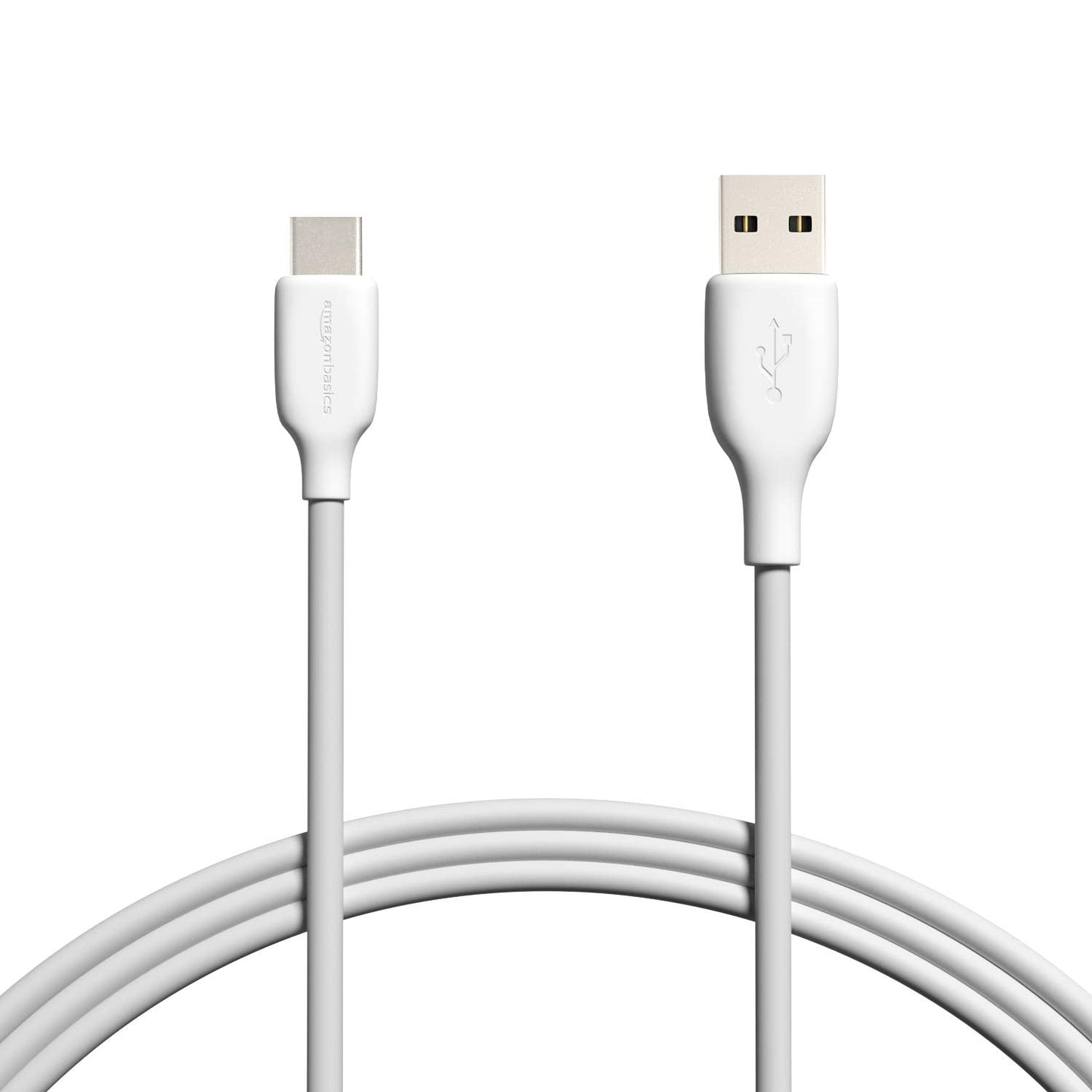 Amazon Basics 2-Pack USB-C to USB-A 2.0 Fast Charger Cable, 480Mbps Speed, USB-IF Certified, for Apple iPhone 16/15, iPad, Samsung Galaxy, Tablets, Laptops, 1.8 m, Black