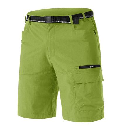 TACVASEN Mens Cargo Shorts Outdoor Lightweight Quick Dry Casual Summer Hiking Golf Dress Shorts 10" Elastic Waist Work Fruit Green 38