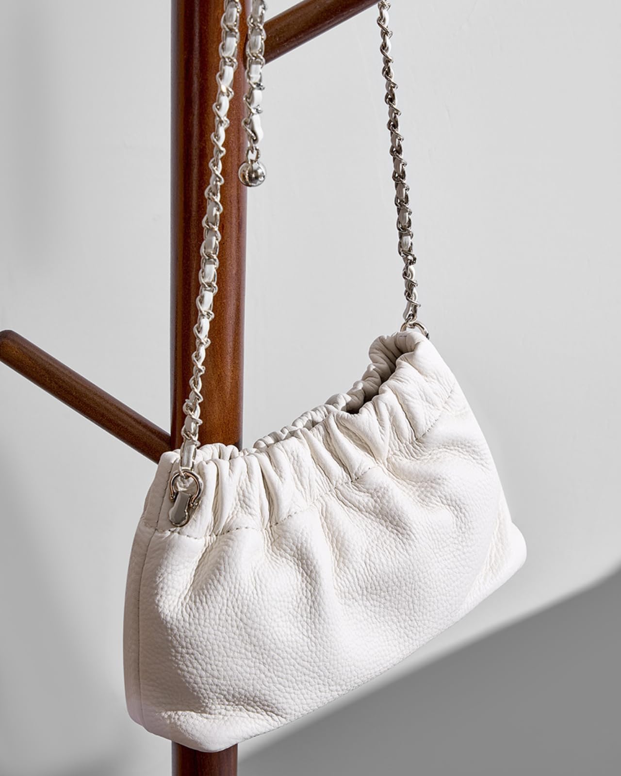 Premium Top-Grain Leather Crossbody Bag for Women Evening Purse, Trendy Dumpling Clutch & Hobo Cloud Shoulder Bag Trendy Dumpling Clutch