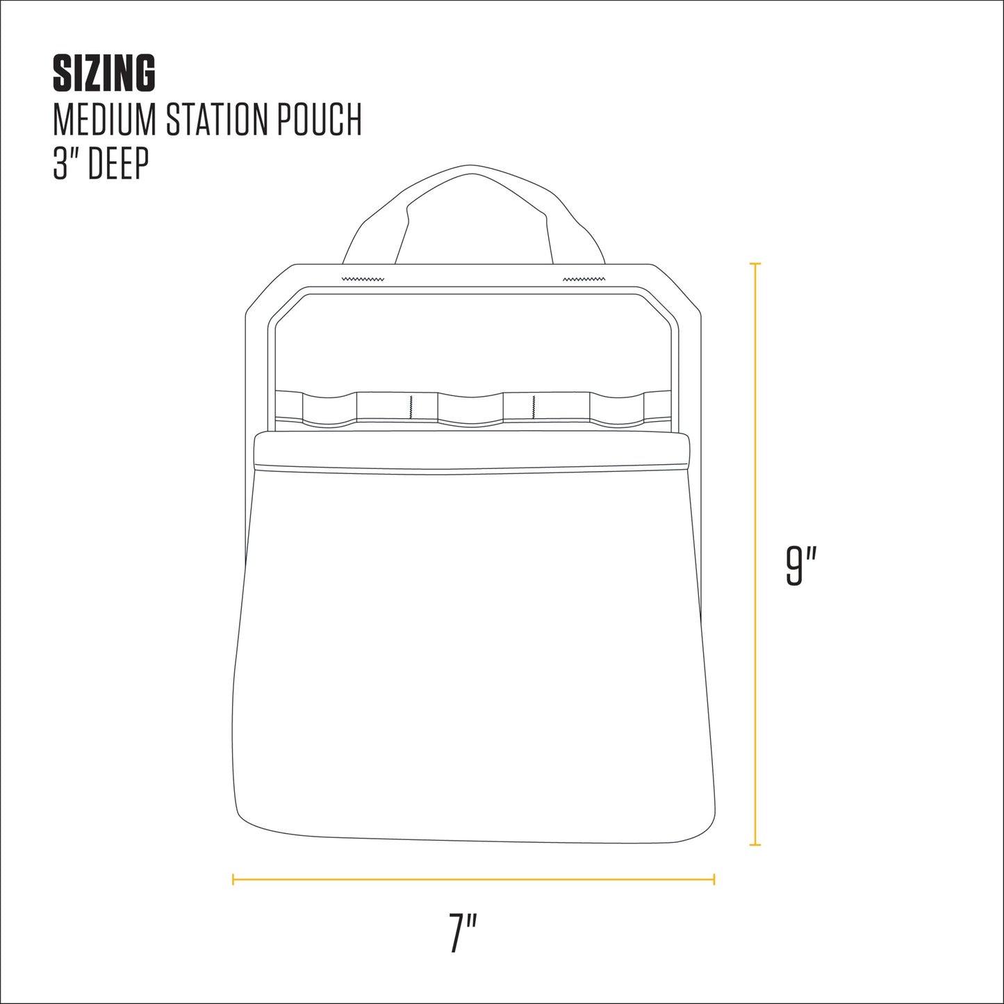 Carhartt Station Tool Pouches, Durable Organizer, Compatible with All Station Tool Bags, Medium